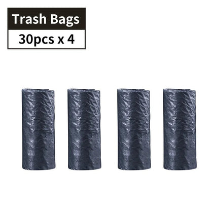 Baseus Car Trash Bin Alloy Garbage Can For Car Dustbin Waste Rubbish Basket Bin Organizer Storage Holder Bag Auto Accessories - Car Story