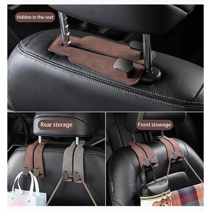 Car Headrest Hook Premium Suede - Car Story