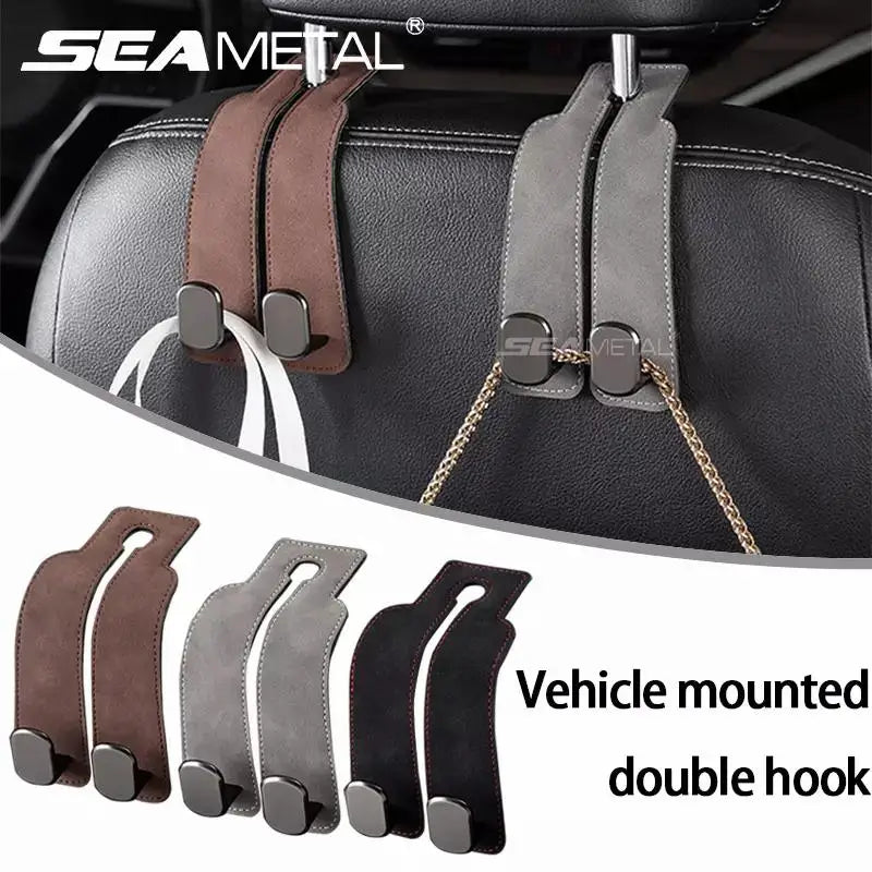 Car Headrest Hook Premium Suede - Car Story