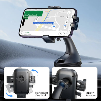 Car Phone Holder Mount Strong Suction Hands - Free - Car Story