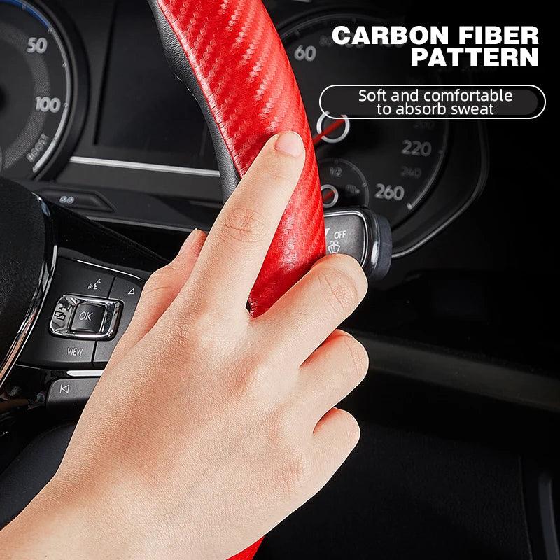 Carbon Fiber Car Steering Wheel Cover - Car Story