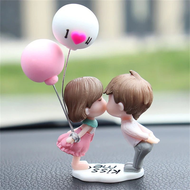 Cute Cartoon Couple 1pc - Car Story