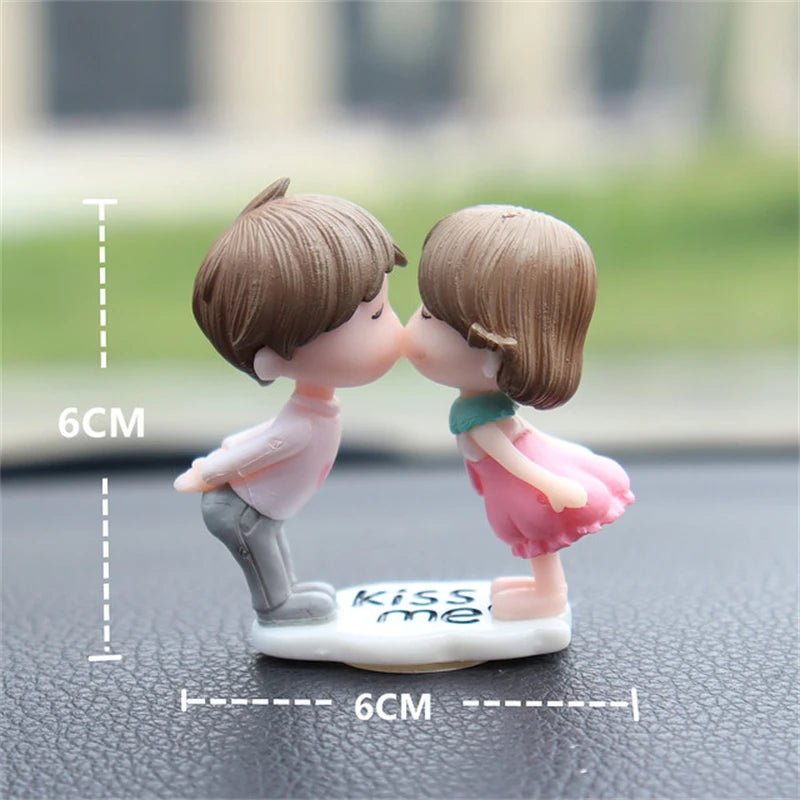 Cute Cartoon Couple 1pc - Car Story