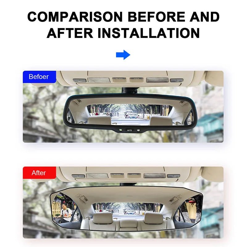 Universal Rearview Mirror Anti Glare Wide - angle - Car Story