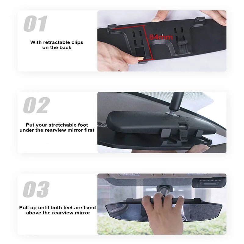 Universal Rearview Mirror Anti Glare Wide - angle - Car Story